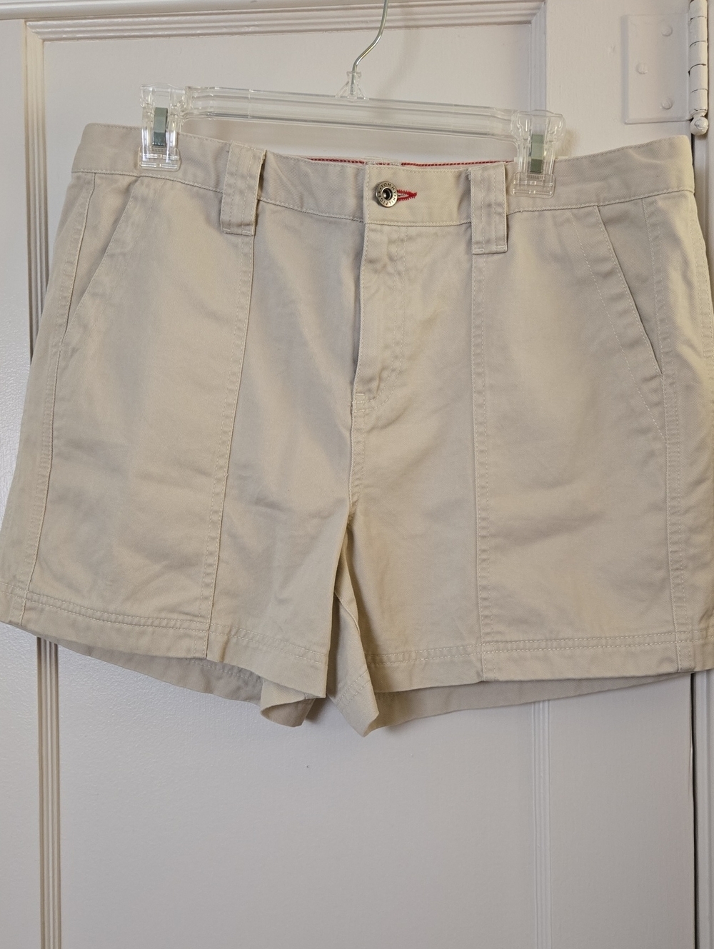 Basic Light Tan Denim Shorts